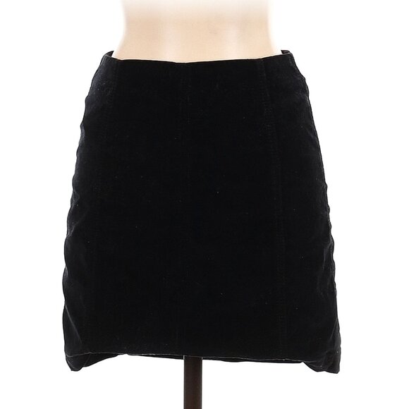 Free People Modern Femme Corduroy Mini Skirt | Size 4 | Classic A-Line - Picture 2 of 5